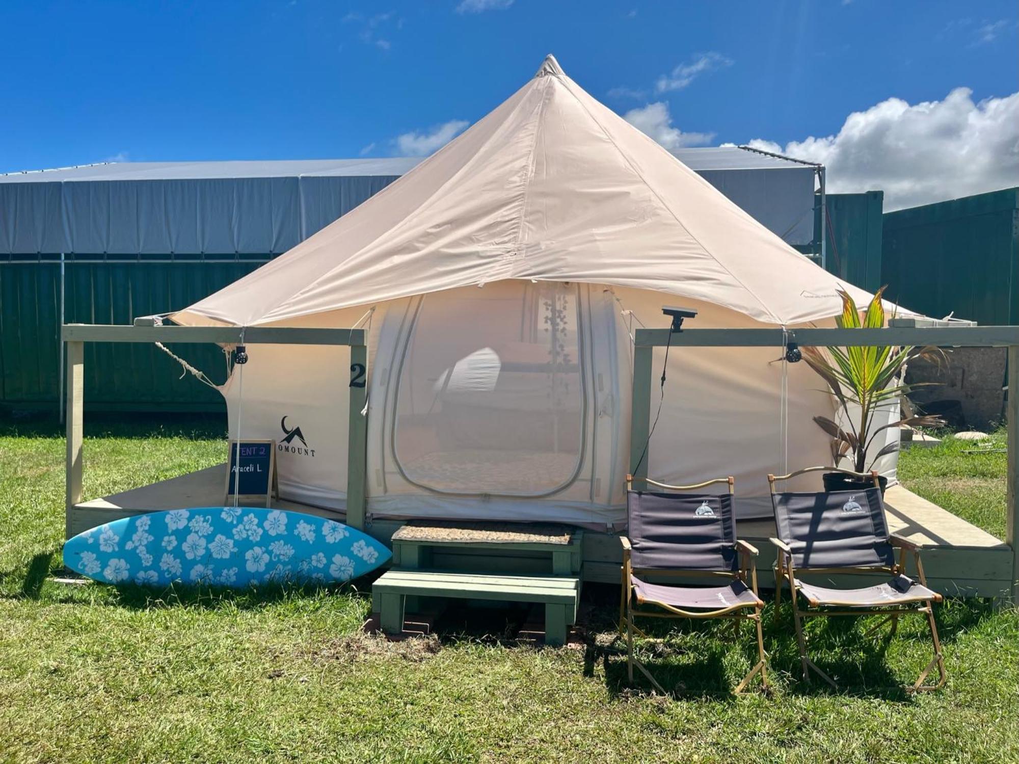 North Shore Glamping Camping Laie, Oahu, Hawaii Exterior foto